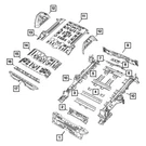 For Ram Promaster City 2015-2021 Mopar 68496811AA Floor Pan Crossmember. Fixed Price $105.01.