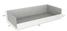 Rolacase RSSHL/86 34" X 16" W Silver Van Storage System Shelf. Fixed Price $49.99.
