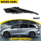 For 11-20 Sienna Genuine Toyota Right Fender Cowl Hood Side Seal 53866-08020. Fixed Price $18.04.