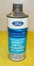 1948-73 Ford Shelby Mercury Lincoln Nos Bright Metal Window Molding Trim Cleaner. Fixed Price $99.00.