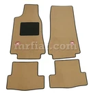 Fiat 124 Spider Tan With Black Border Floor Mat Set New. Fixed Price $175.00.