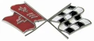 1968-1972 Corvette Emblem Front Cross Flag. Fixed Price $45.95.