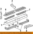Gm Oem 90-07 Alero Rear Bumper Components-impact Strip Retainer 11515744. Fixed Price $5.26.