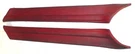 1967 1968 Mustang Coupe Fastback Shelby Orig Red Windshield Pillar Post Pads. Fixed Price $149.00.