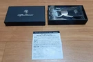 Alfa Romeo Black Keychain Ring Fob Rare Japan Unused Gift Present. Fixed Price $120.00.