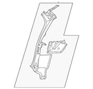 Genuine Nissan Body D-pillar G7611-6RRMA. Fixed Price $316.55.