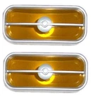 71-72 Mustang Mach Sport Grille Lamps, Pair, Usa. Fixed Price $82.95.